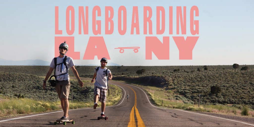 Longboarding LA to NY Poster